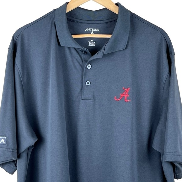 Antigua University of Alabama Men’s Grey Polo Shirt Size XL - Picture 1 of 9
